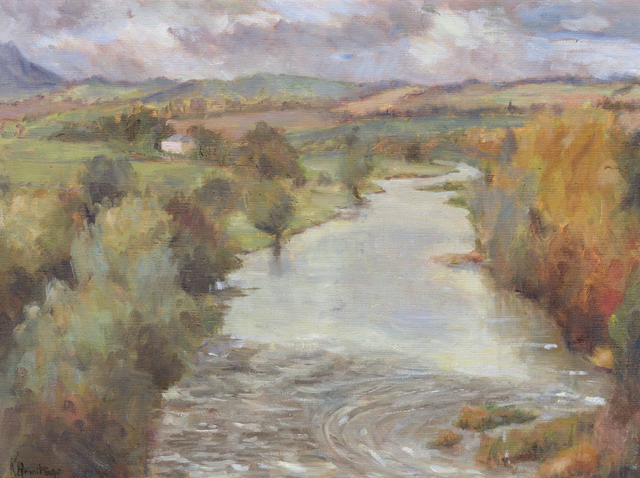 The River Tweed, Roxburghshire, 1995 av Karen Armitage