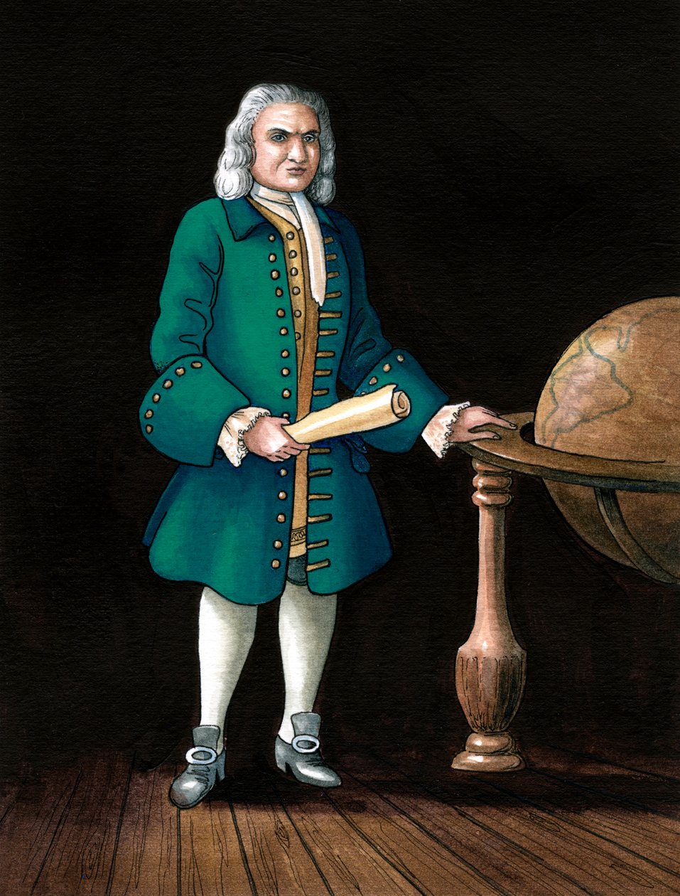 Kapten William Kidd, kapare, 1645-1701 av Karen Humpage
