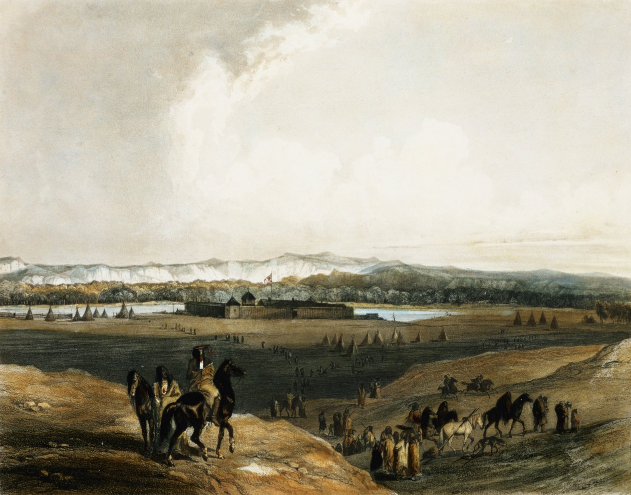 Fort Union on the Missouri, plåt 28 från volym 2 av 