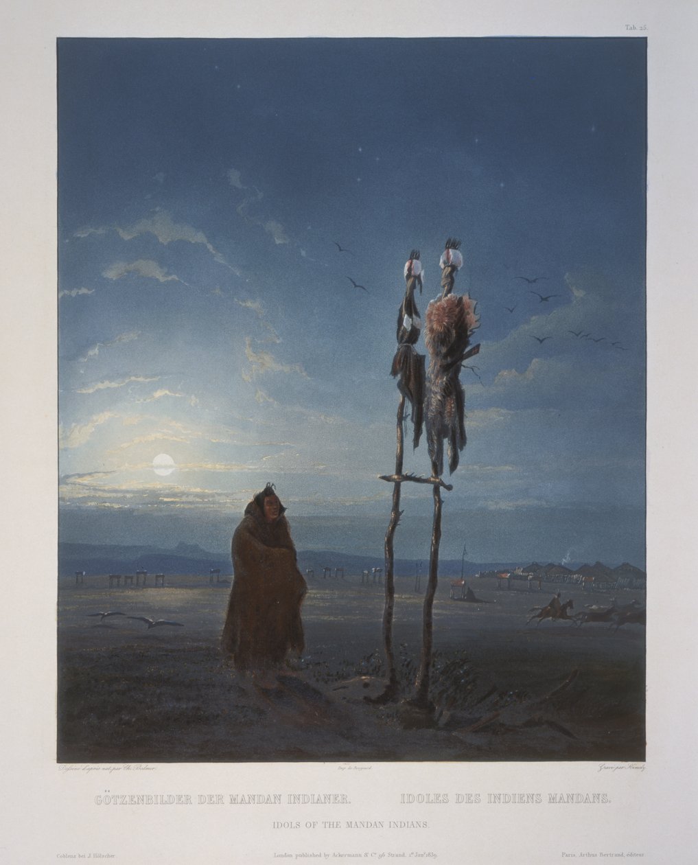 Mandanindianernas idoler av Karl Bodmer