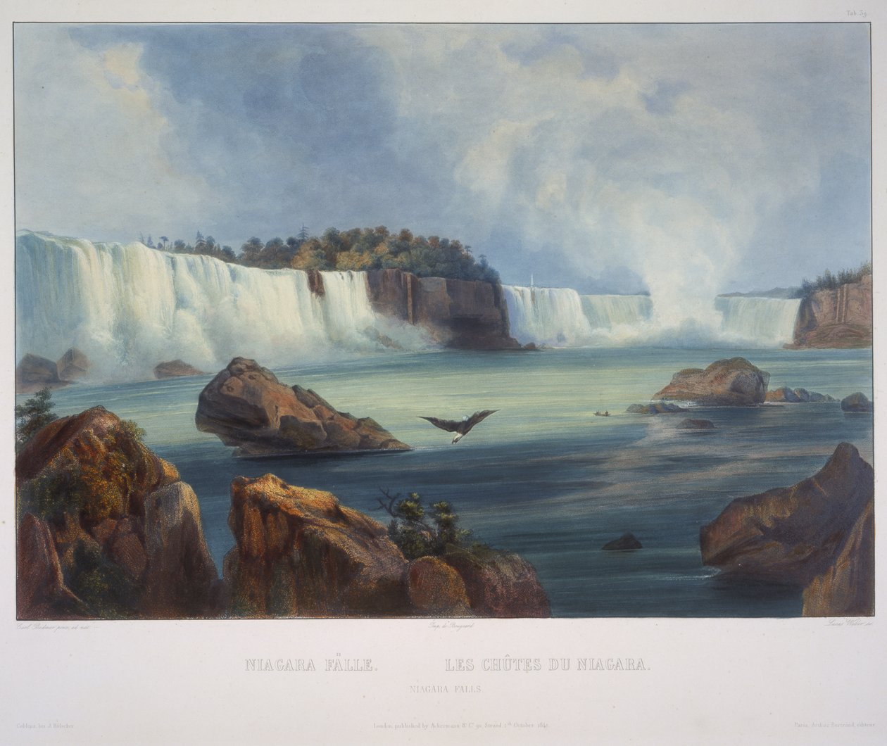 Niagarafallen av Karl Bodmer