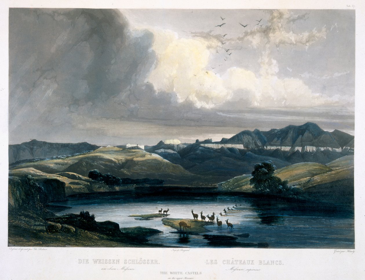 The White Castles on the Upper Missouri, skylt 37 från volym 2 av 