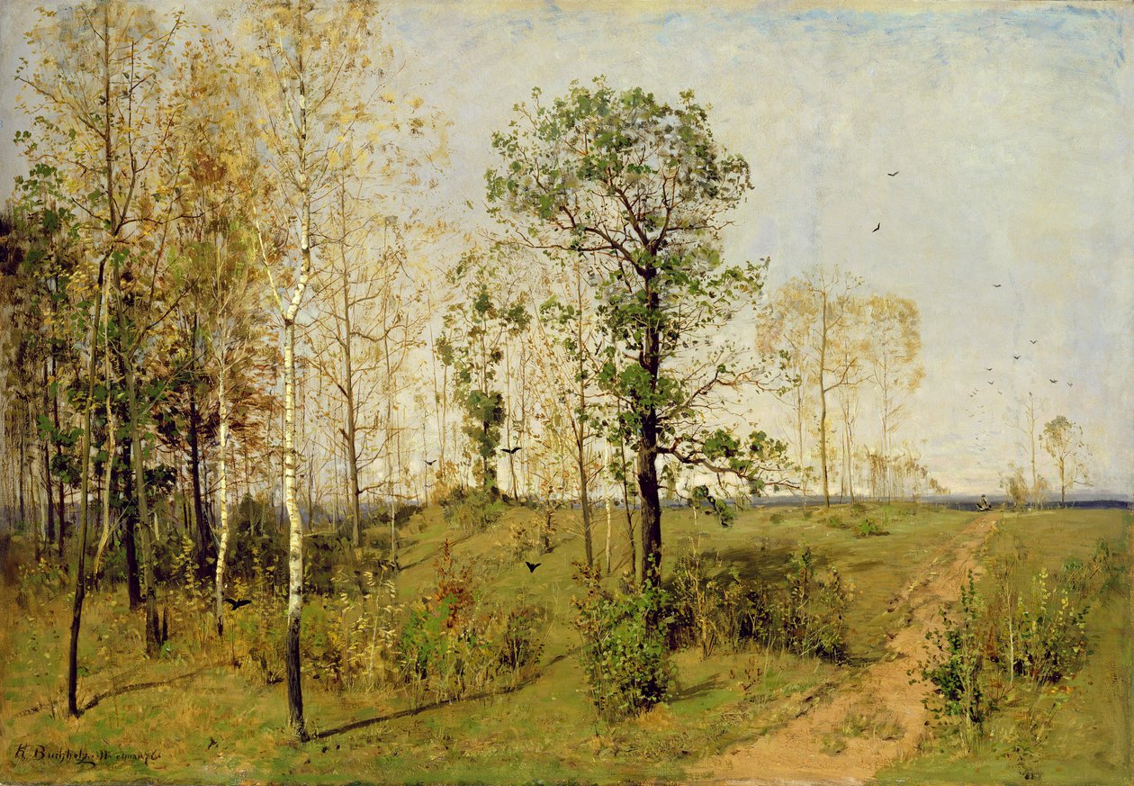 Tidig vår i Weimar, 1876 av Karl Buchholz