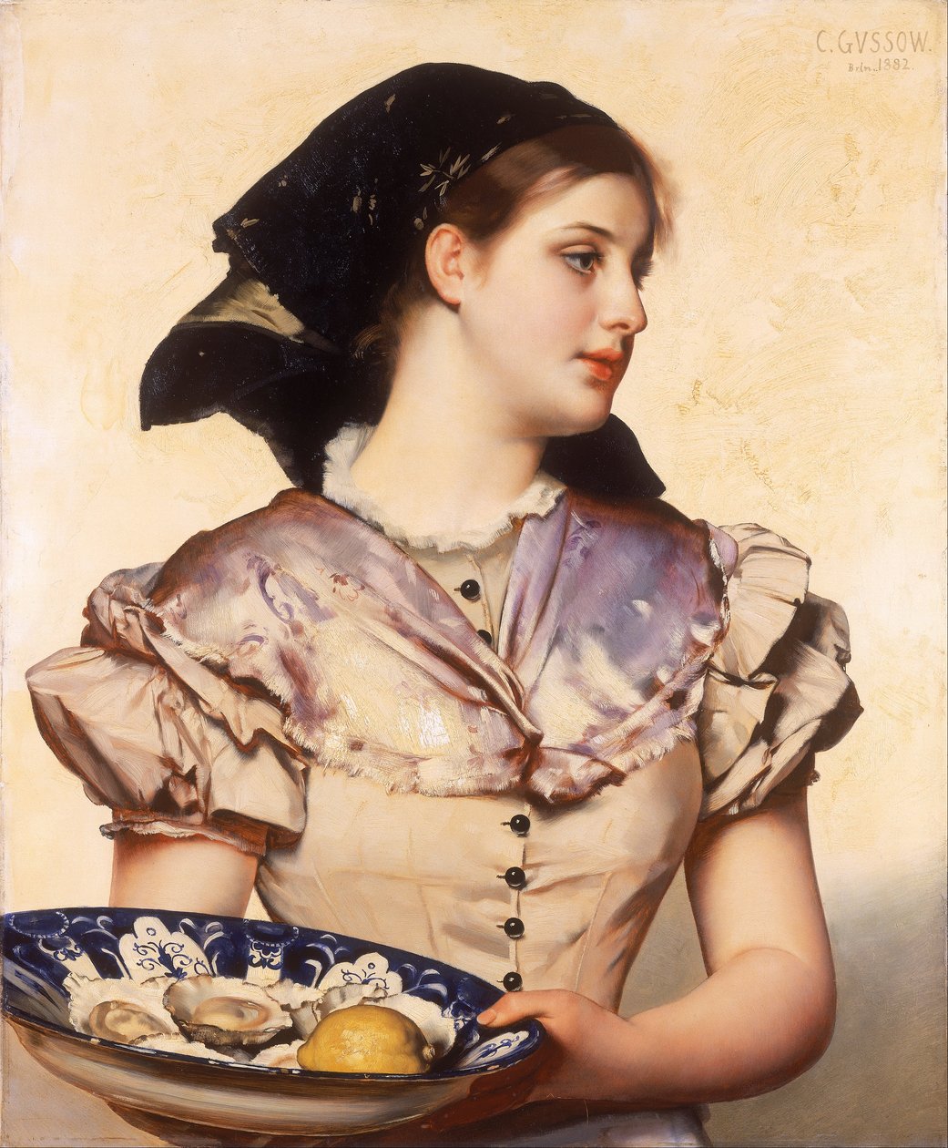 The Oyster Girl av Karl Gussow