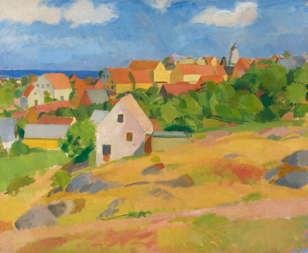 View over Gudhjem av Karl Isakson