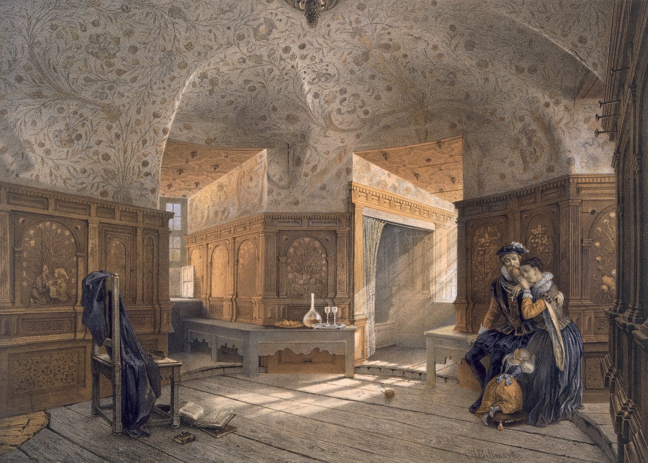Prison of King Erik XIV, son of Gustav I, at Gripsholm, from 