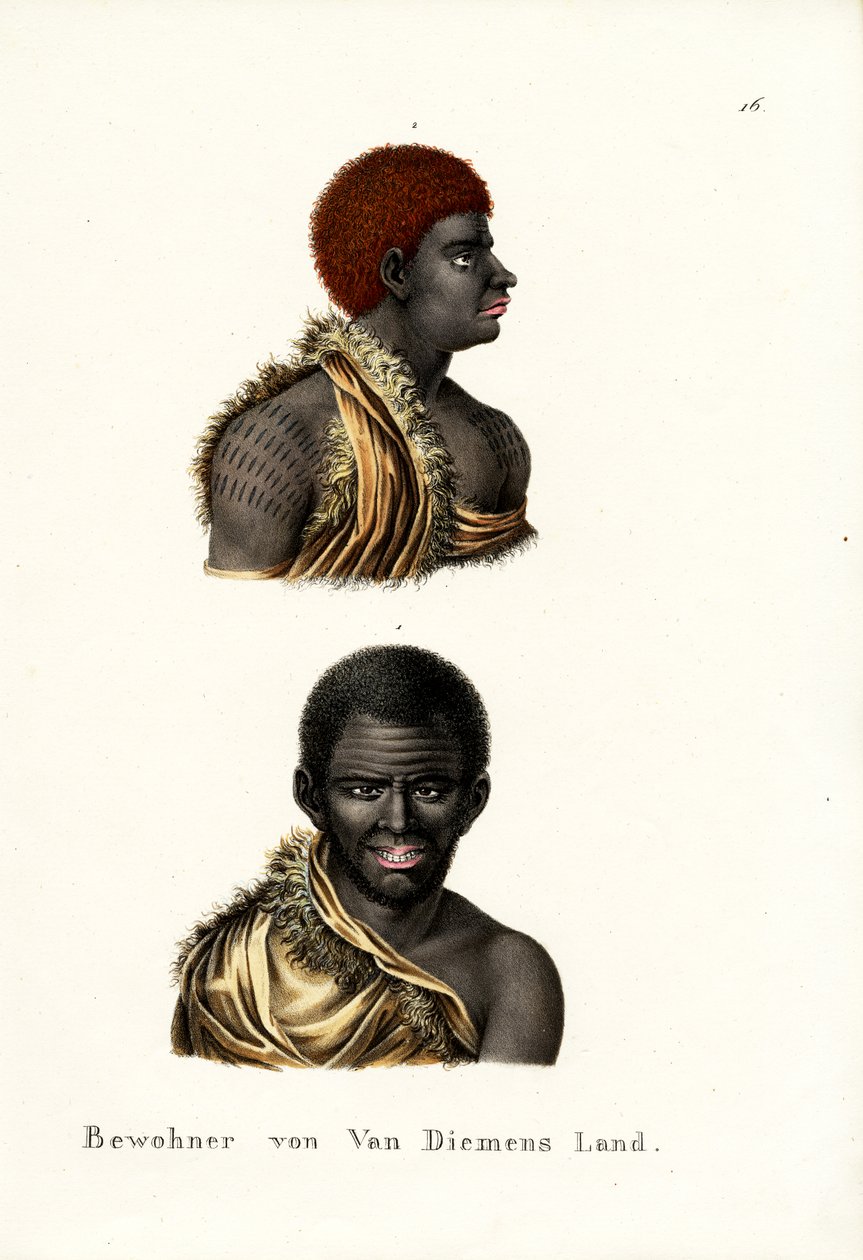 Tasmaniska aboriginer - Van Diemen