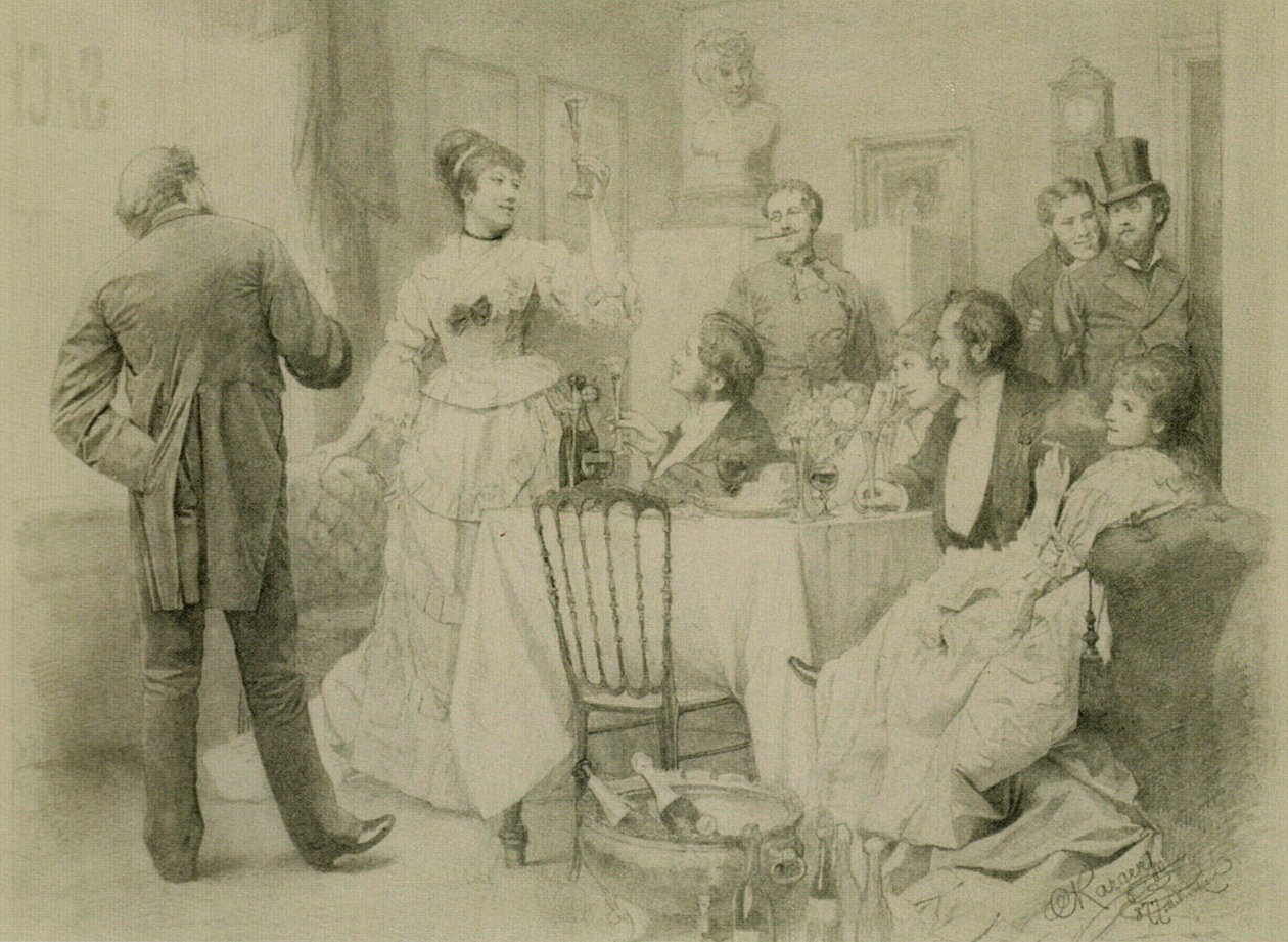  Champagnisieren beim Sacher av Karl Karger