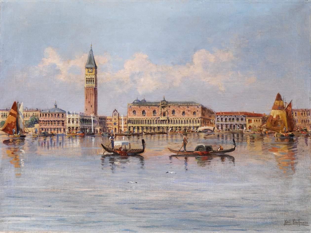 Ansicht von Venedig. av Karl Kaufmann