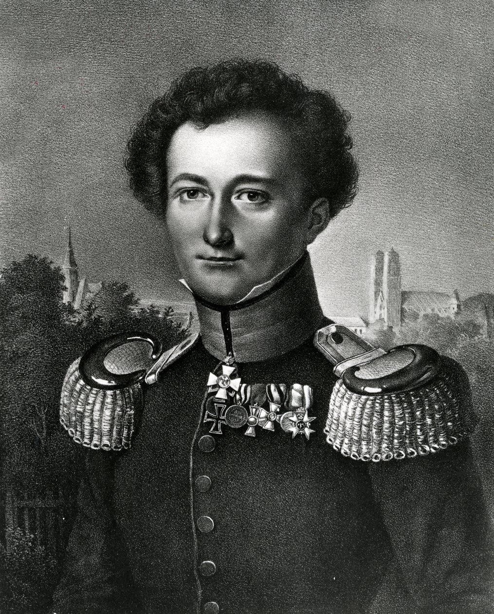 Carl von Clausewitz, tryck utfört av F. Michelis, 1830 av Karl Wilhelm Wach