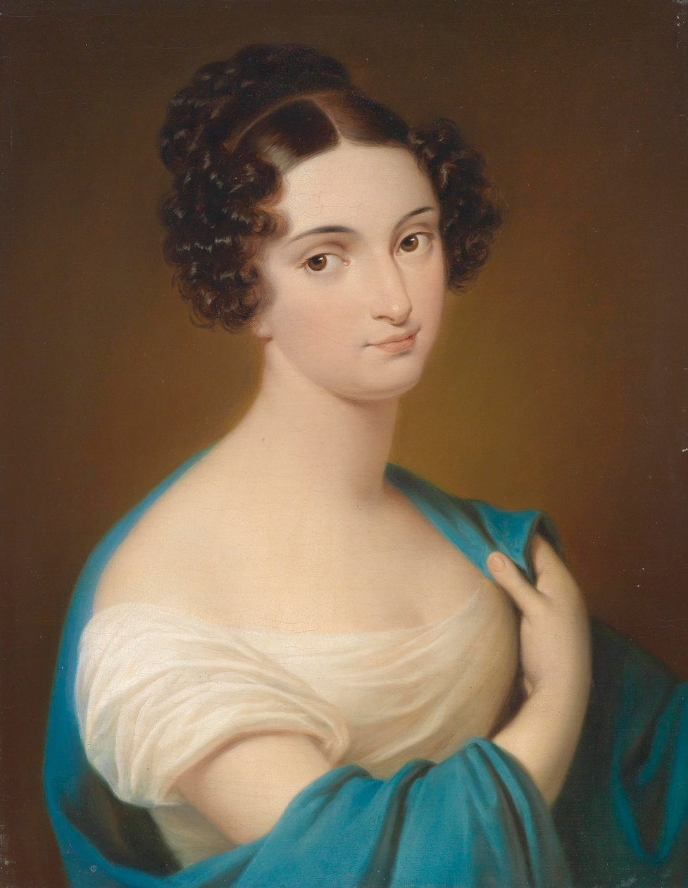 Porträtt av Maria Despina Nitto (1795-1866) av Karl von Saar
