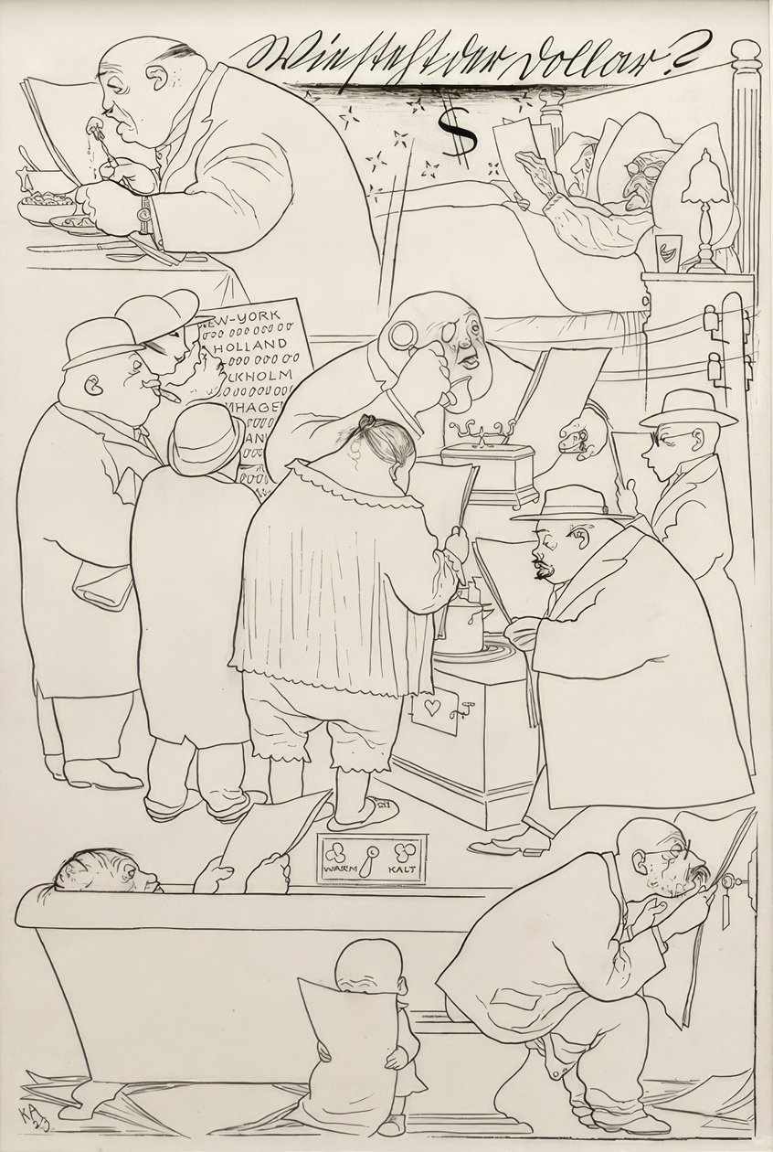 Hur går det för dollarn av Karl Arnold