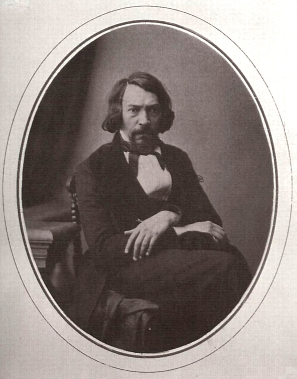 Alexei Stepanovich Khomyakov, rysk religiös poet, c1858 av Karl August Bergner