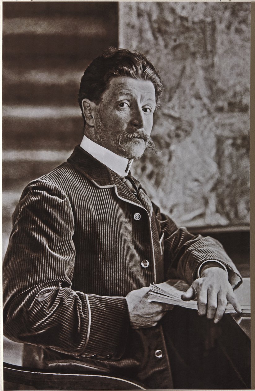 Konstnären Mikhail Alexandrovich Vrubel 1856-1910 av Karl August Fischer