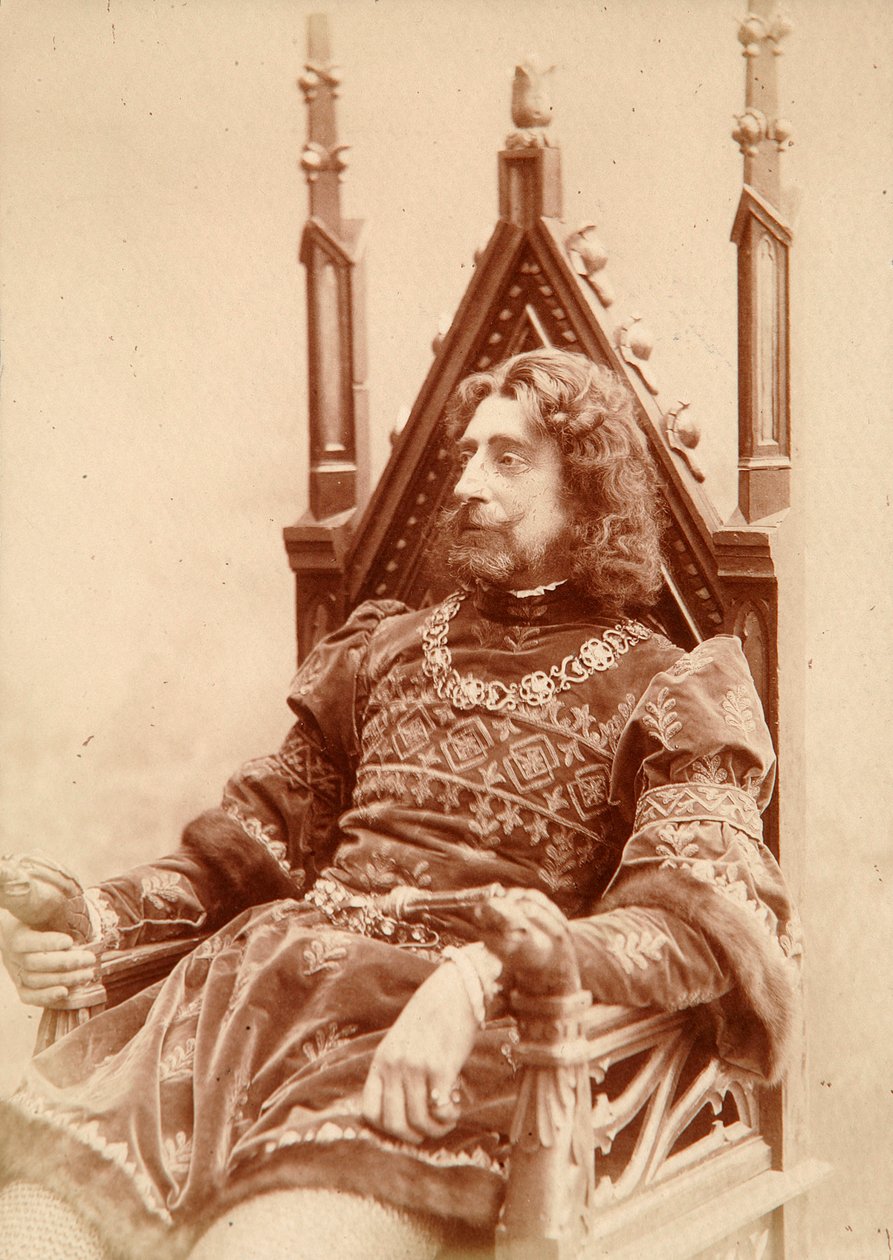 Storhertig Konstantin Konstantinovitj av Ryssland som Hamlet, 1900 av Karl August Fischer