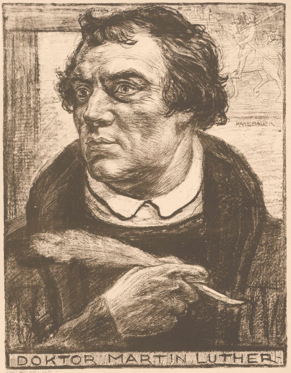 Martin Luther av Karl Bauer