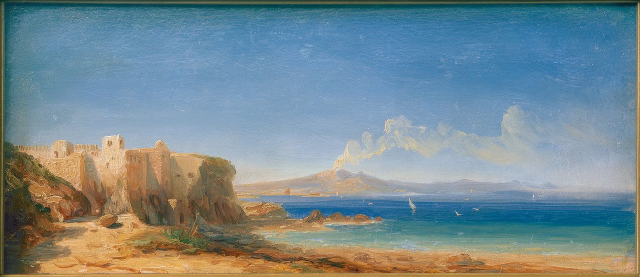Neapelbukten av Carl Blechen