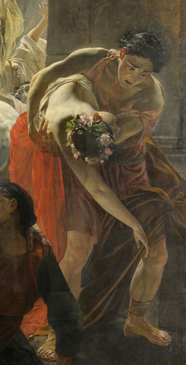 Detalj av Pompejis sista dag (av Karl Bryullov, 1833, Ryska museet) av Karl Pavlovich Bryullov
