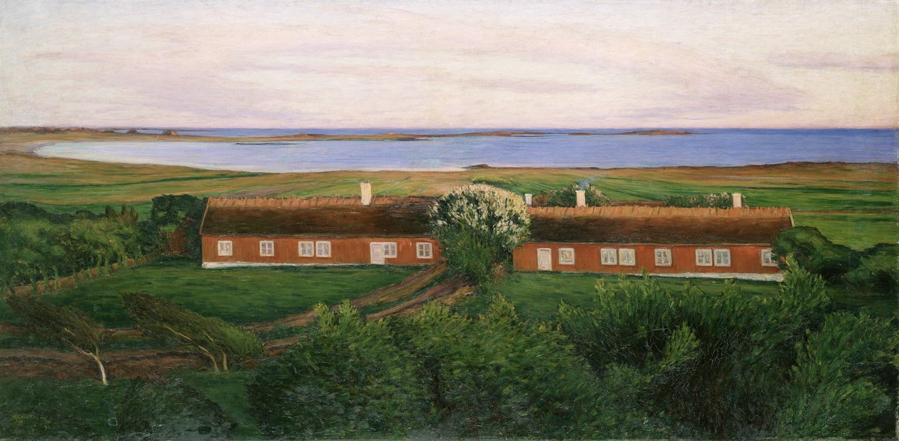 De närliggande gårdshusen, 1894 av Karl Fredrick Nordstrom