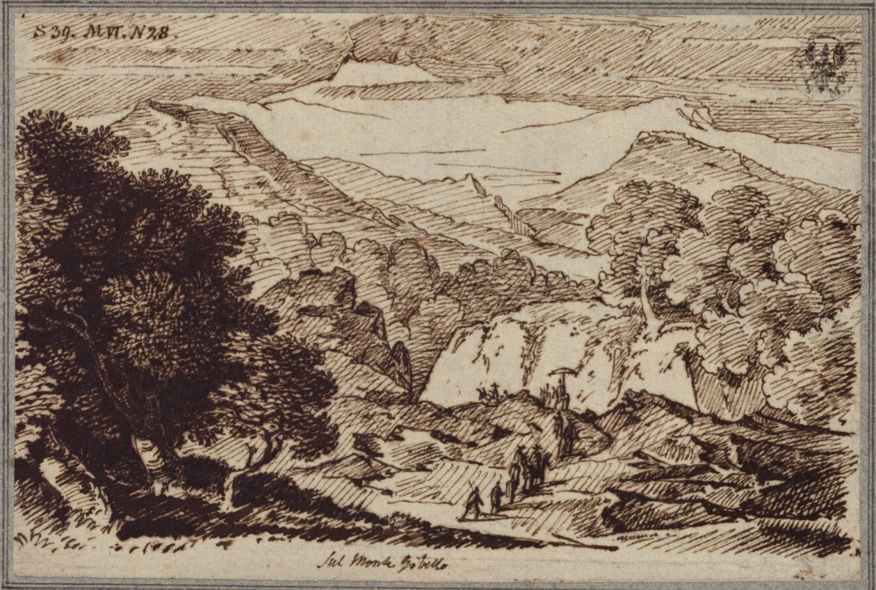 På Monte Gibello nära Etna av Karl Friedrich Schinkel