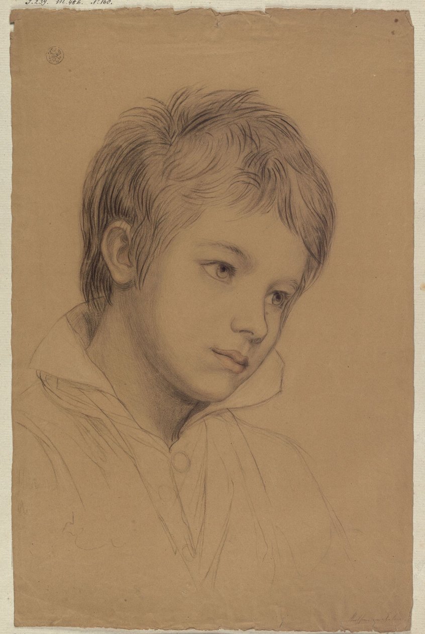 Porträtt av en pojke av Karl Friedrich Schinkel