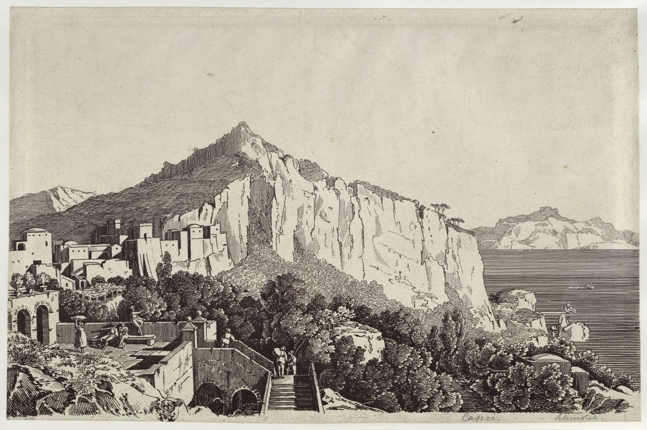 Capri av Karl Friedrich Schinkel