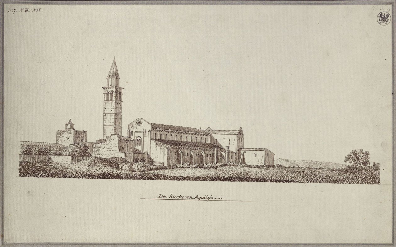 Santa Maria-katedralen i Aquileia av Karl Friedrich Schinkel