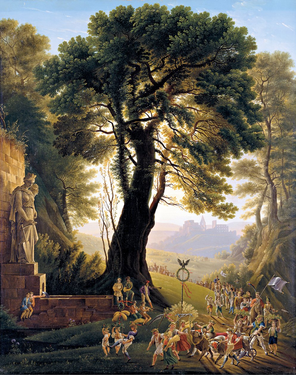 Skördefesttåg (kopia efter Karl Friedrich Schinkel) av Karl Friedrich Schinkel