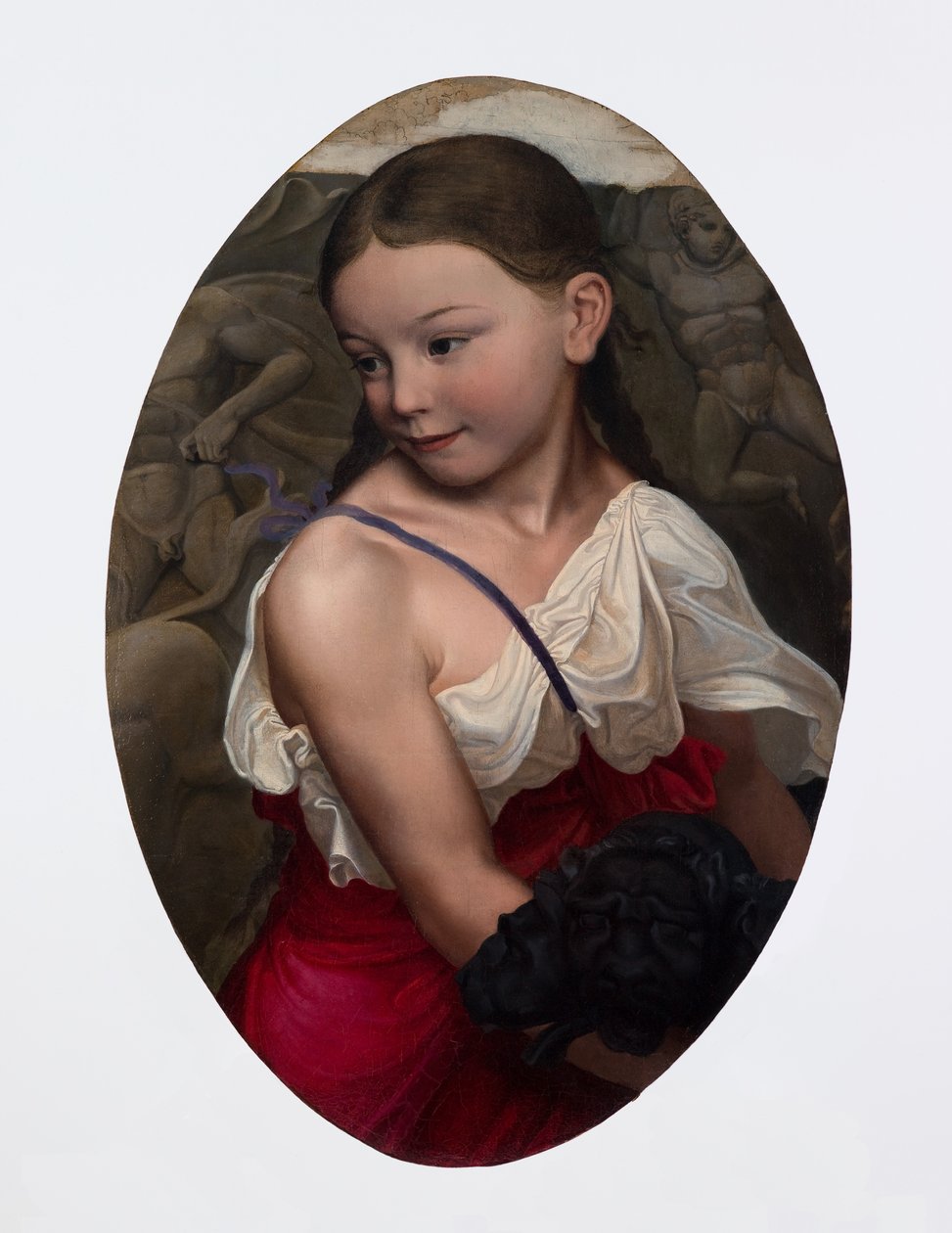 Porträtt av konstnärens dotter, Susanne av Karl Friedrich Schinkel
