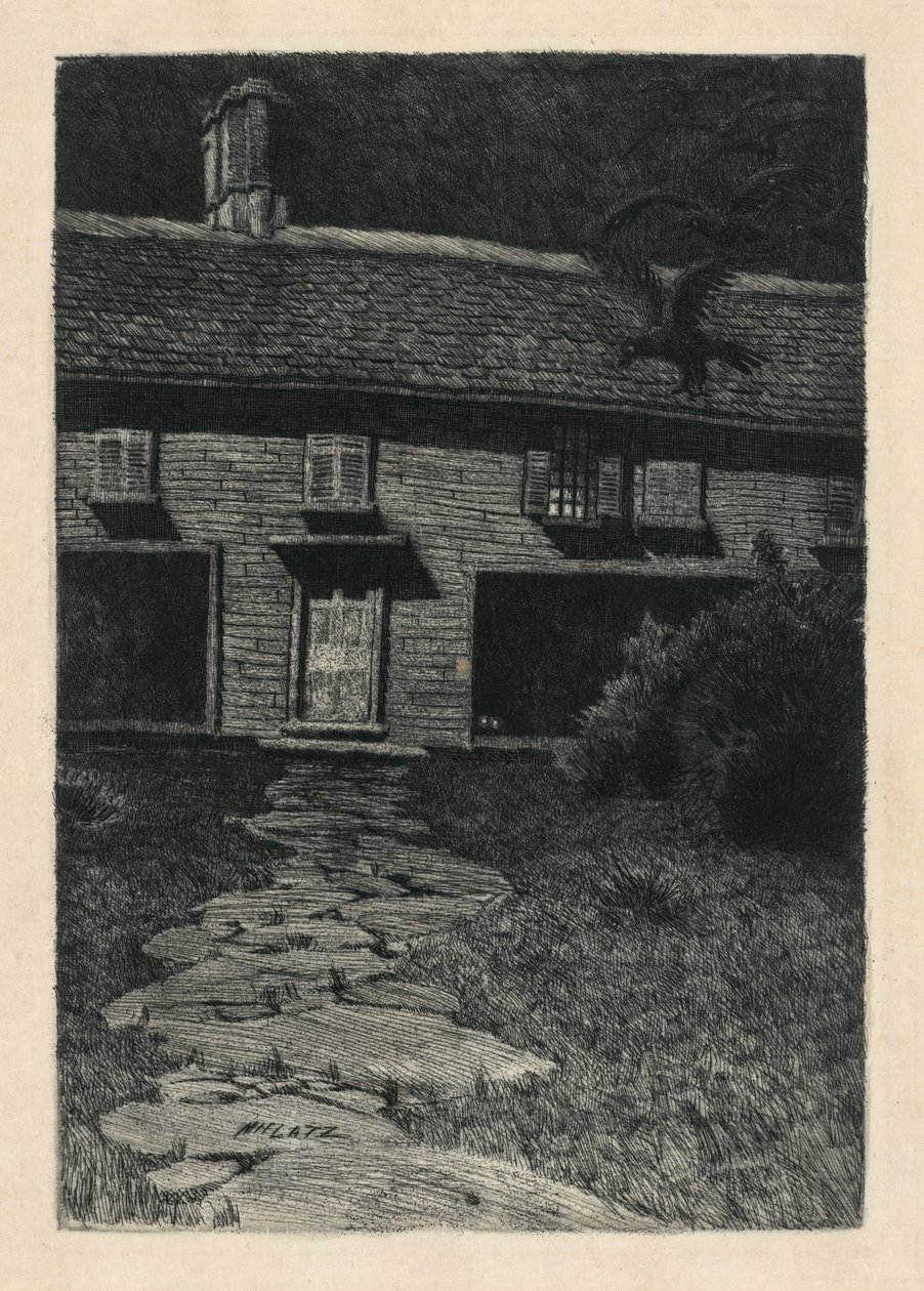 Häxans hus i Salem av Karl Friedrich Wilhelm Mielatz