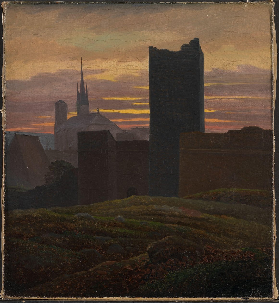 Det kejserliga slottet, Eger av Karl Gustav Carus