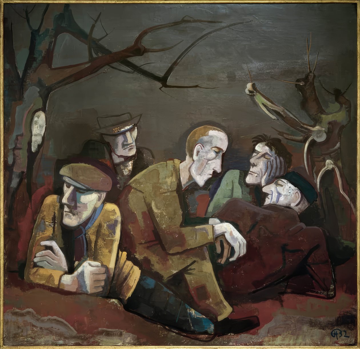 arbetslösa av Karl Hofer