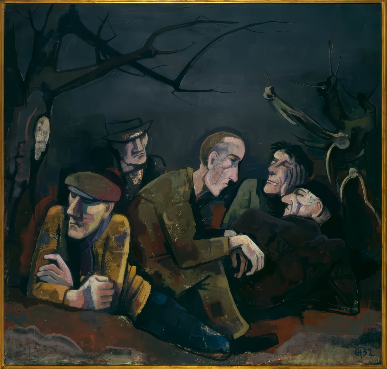 arbetslösa av Karl Hofer