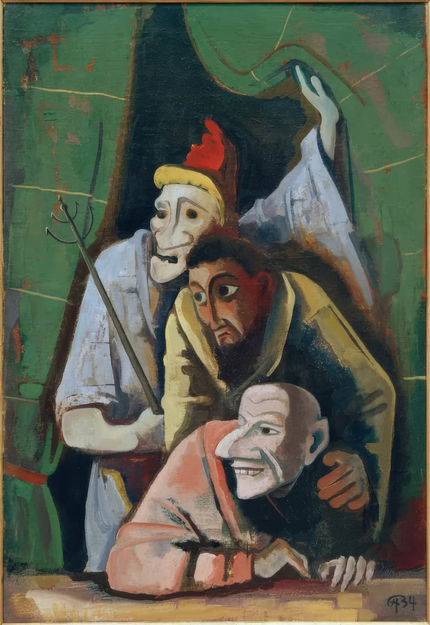 Onda masker av Karl Hofer