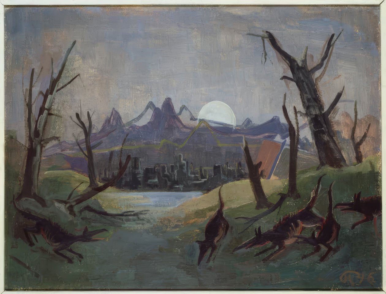 Oäcklig natt av Karl Hofer