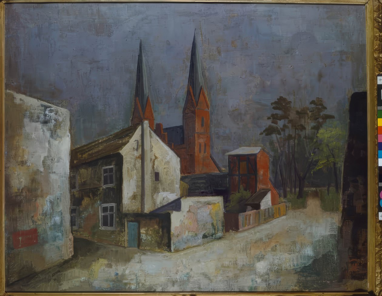 Röda kyrkor av Karl Hofer