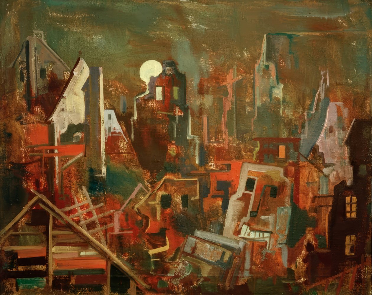 Ruinenatt av Karl Hofer