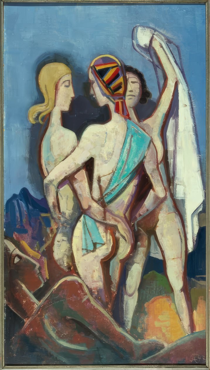 Dom från Paris av Karl Hofer