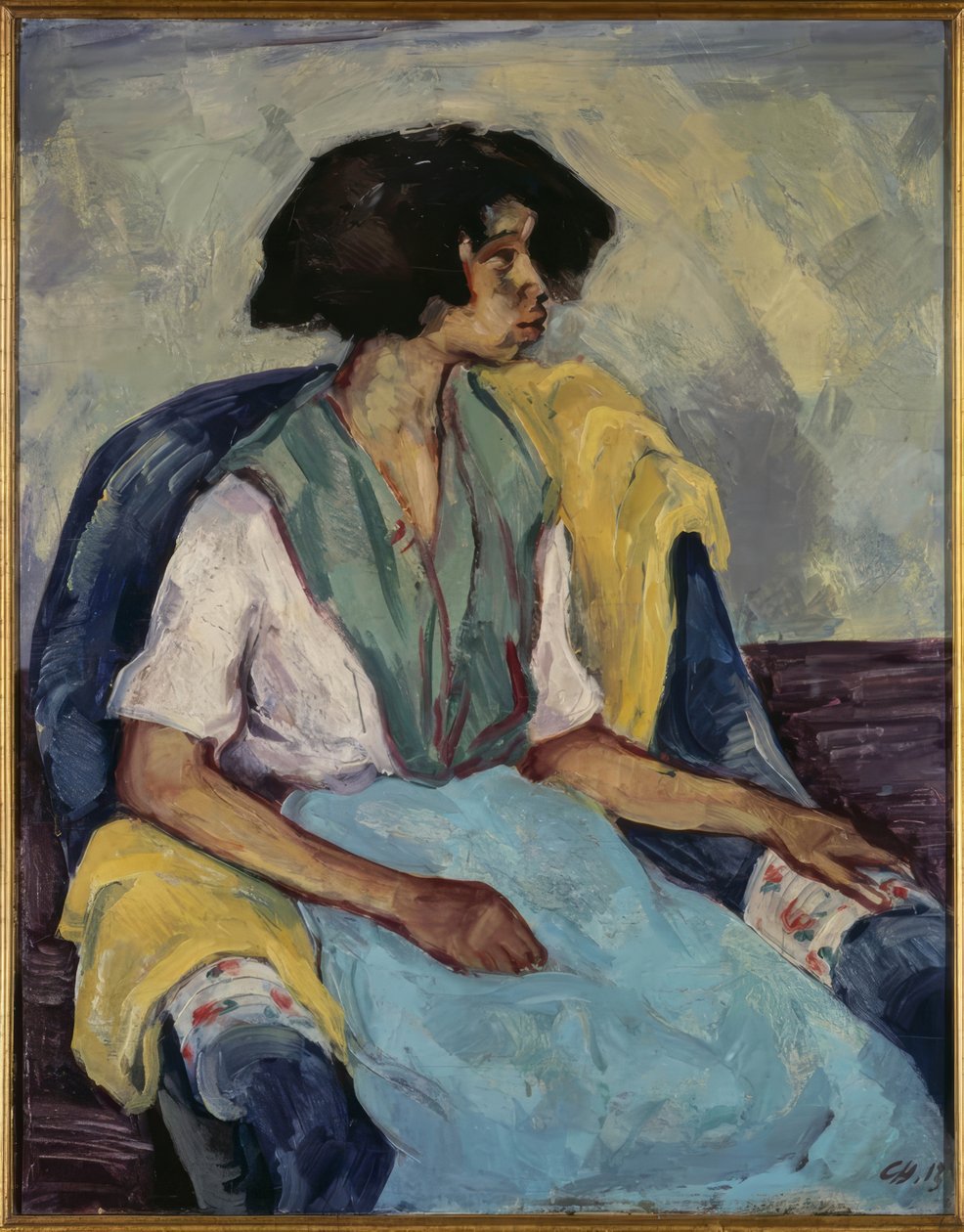 Zigeunerin av Karl Hofer