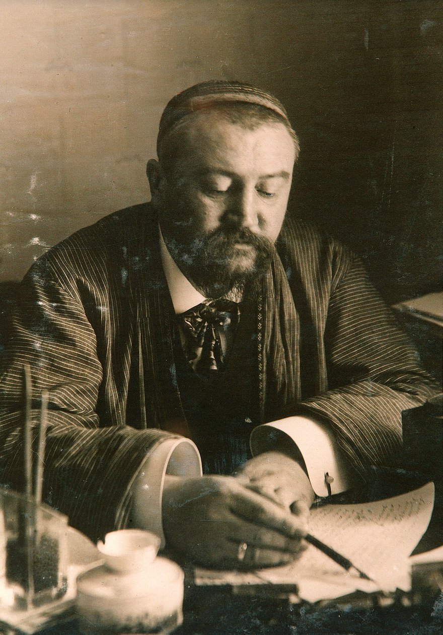 Alexander Kuprin, rysk författare, tidigt 1900-tal av Karl Karlovich Bulla
