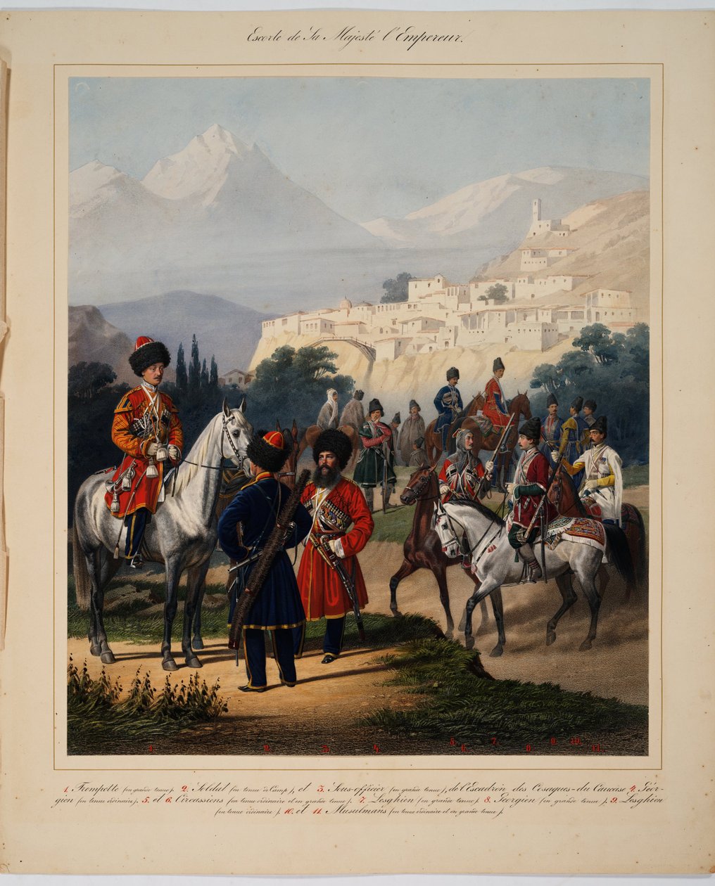 Konvoj av Hans Kejserliga Höghet, 1867 av Karl Karlovich Piratsky