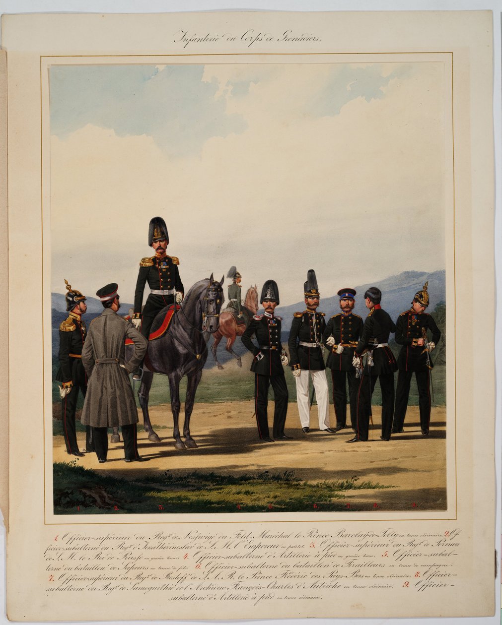 Infanteri av den ryska kejserliga grenadjärkåren, 1867 av Karl Karlovich Piratsky