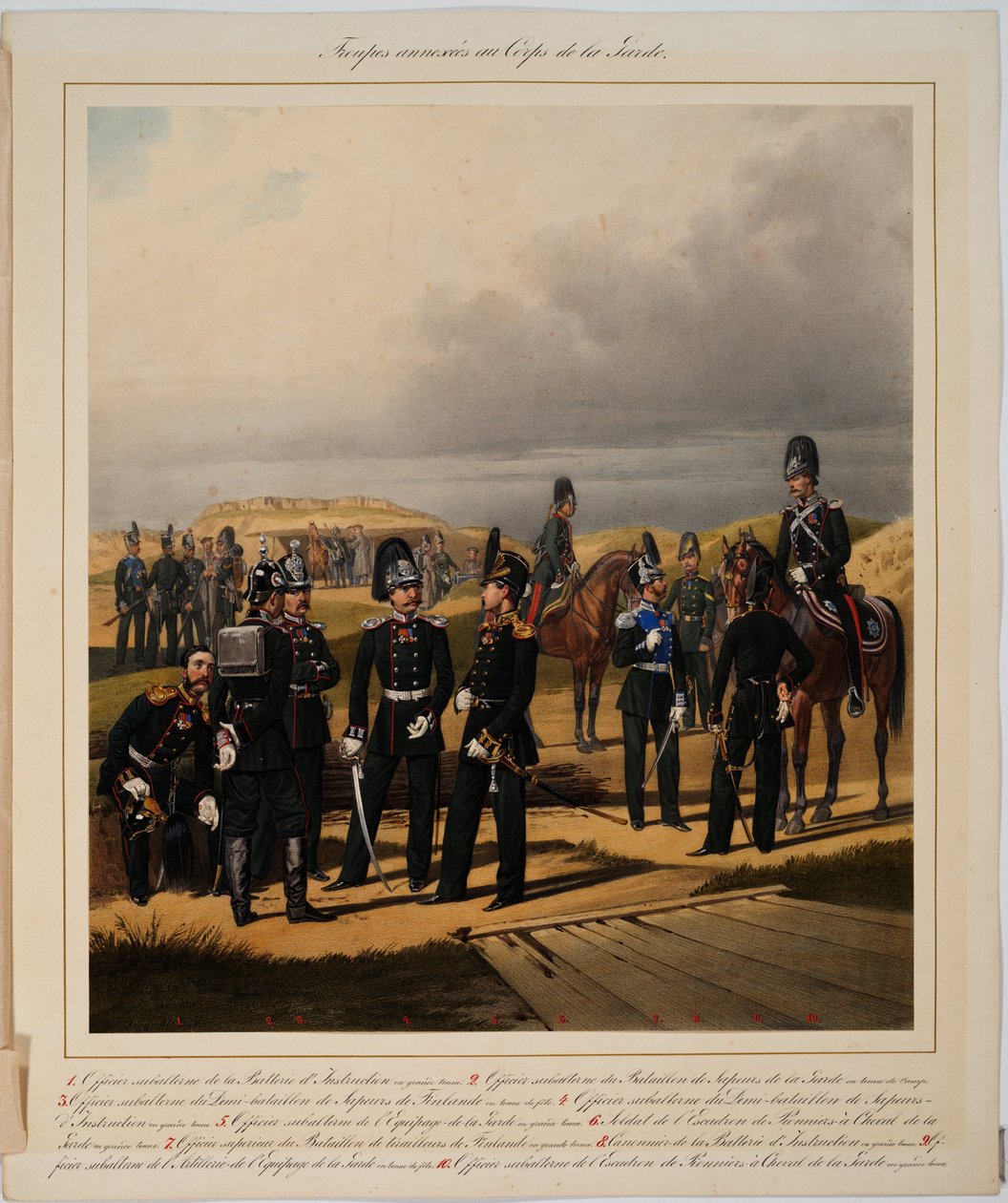 Pionjärer från den kejserliga gardekåren, 1867 av Karl Karlovich Piratsky