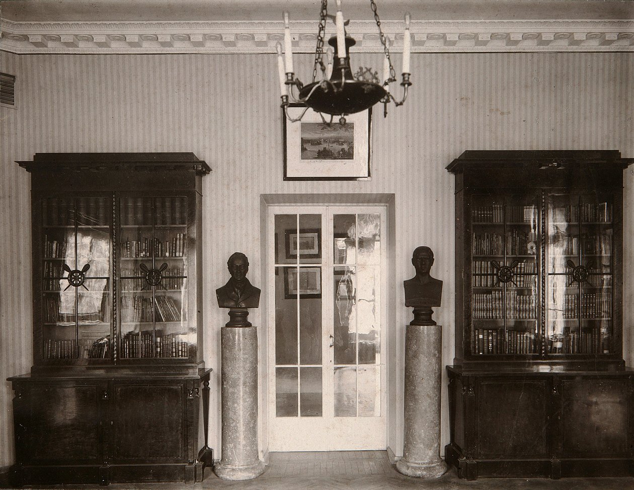 Museum of the Imperial Pushkin Lyceum i Sankt Petersburg, Ryssland, 1910-talet. av Karl Kubesch