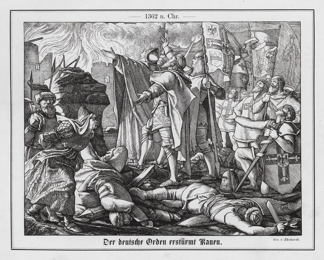 Tyska ordens erövring av Kaunas av Karl Ludwig Adolf Ehrhardt