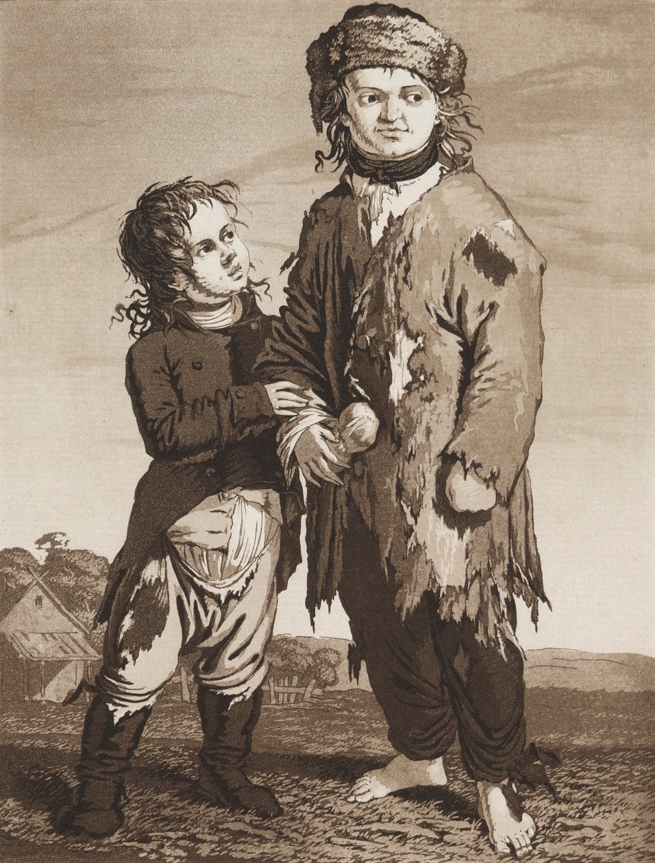 De unga tiggarna av Karl Ludwig Bernhard Buchhorn