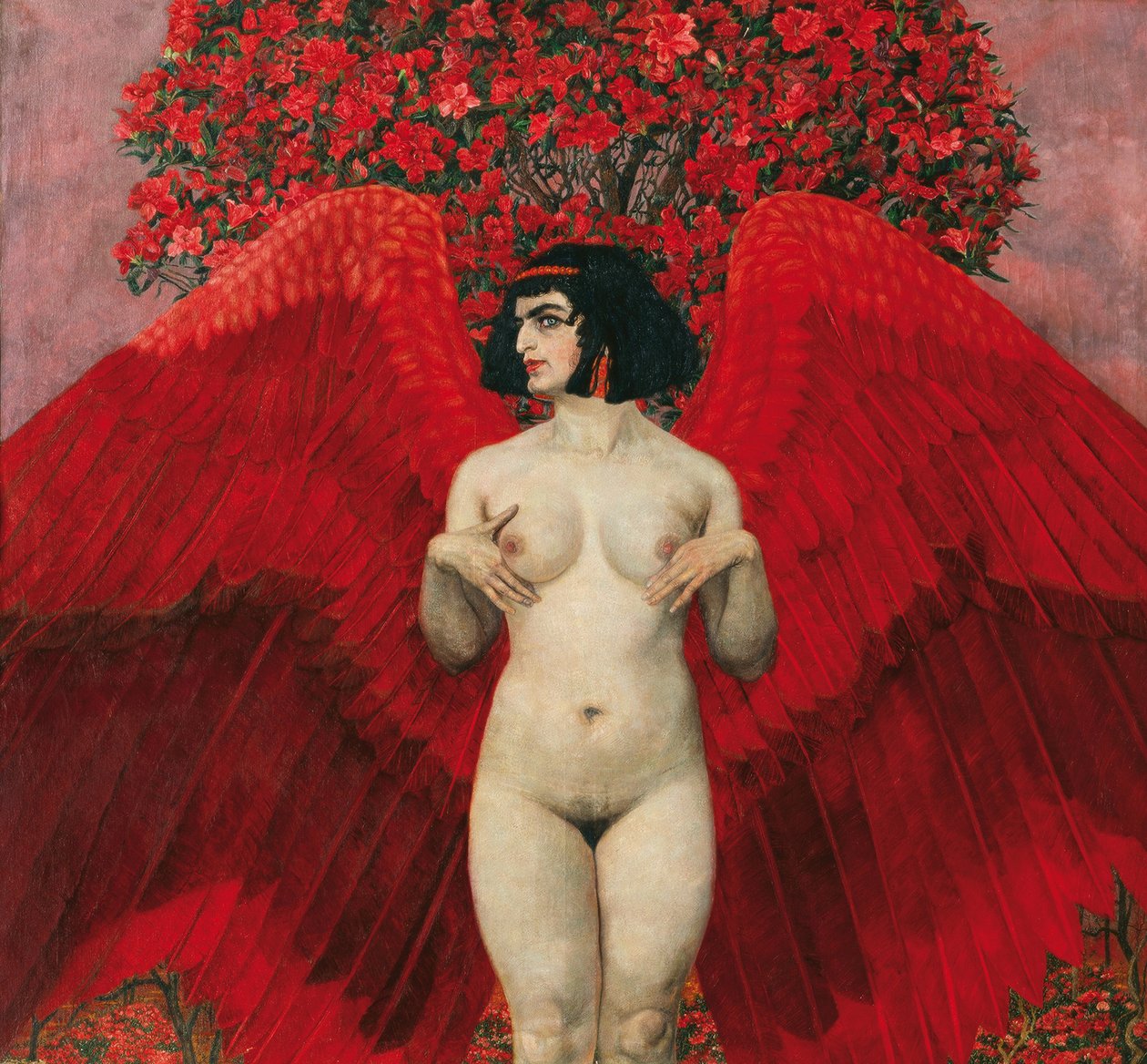 Röd ängel, 1902 av Karl Mediz