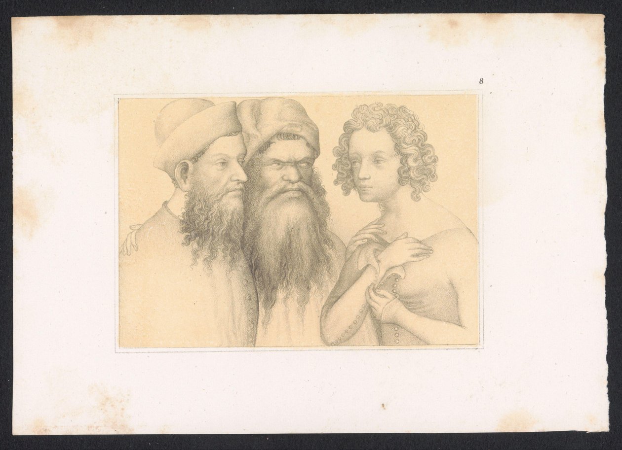 Susanna en de Ouderen Design och studier av en holländsk mästare från 1400-talet. Århundrade. Baserat på originalen som förvaras i det kungliga biblioteket i Berlin (serietitel) av Karl Palzow