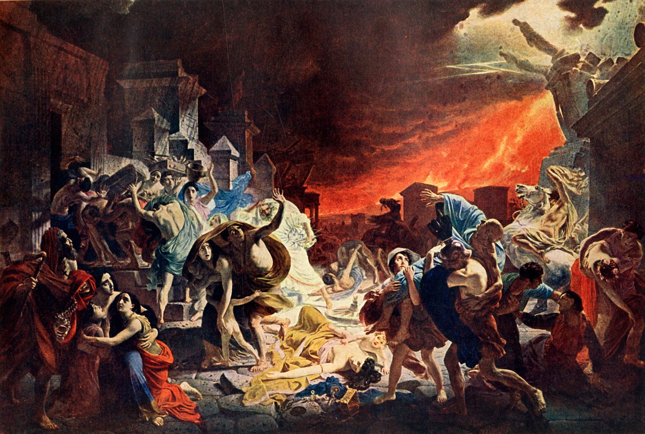 Förstörelsen av Pompeji, 1833, 1939. av Karl Pavlovich Bryullov