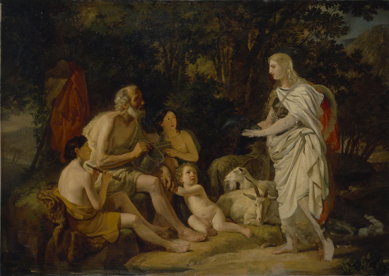Erminia och herdarna, 1824 av Karl Pavlovich Bryullov